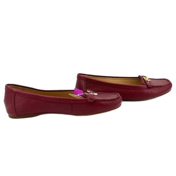 Michael Kors Purple Leather Pointed Toe Loafers | Size 8.5 - Picture 1 of 5